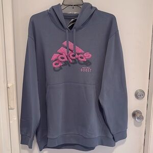 Men’s Adidas Hoodie with Pink Graphic